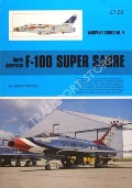 Book cover of North American F-100 Super Sabre by PEACOCK, Lindsay